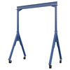 Zoro Select Adj. Gantry Crane, Steel, Blue, 2000 lb. AHS-2-10-14