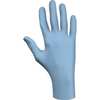 Showa 7005, Disposable Gloves, 4 mil Palm, Nitrile, Powdered, M, 100 PK, Light Blue 7005M