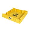 Brady Lightweight Portable Spill Containment Berm, 4'x 4', Sump Capacity 79 gal SB-SL44