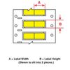 Brady 1" x 1-1/16" Wire Marking Sleeves, None Legend, Yellow, 3FR-750-2-YL-2 3FR-750-2-YL-2