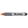 Dykem Industrial Marker, Medium Tip, Orange Color Family, Ink 16103