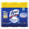 Lysol Disinfecting Wipes, Canister, Lemon and Lime Blossom, White, 3 PK 19200-82159