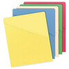 Smead File Jacket 8-1/2 x 11", Slash Cut, Assorted Colors, PK25 75425