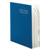 Zoro Select Navy Blue Desk Folder, A-Z 89282