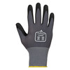 Dexterity Work Gloves, Nitrile, L, Black/Gray, PK12 S15NAPN-9