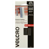 Velcro Brand Reclosable Fastener, Acrylic Adhesive, 4 in, 1 in Wd, Black, 10 PK 90812