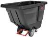 Rubbermaid Commercial Tilt Truck, Utility, 1/2 cu. yd., 450 lb. FG130400BLA