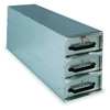 Crescent Jobox 3 Drawer Long Stacked Heavy-Duty Aluminum Drawer Storage 12"W x 18"H x 50"L 1408980