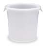 Rubbermaid Commercial Round Storage Container, 4 qt FG572100WHT