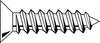 Zoro Select Tapping Sheet Metal Screw, #6 x 3/8 in, Plain 18-8 Stainless Steel Flat Head Phillips Drive, 100 PK 790006-PG