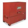 Crescent Jobox Piano-Style Jobsite Box, Brown, 74 1/2 in W x 35 1/2 in D x 60 1/4 in H 1-685990