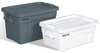 Rubbermaid Commercial Storage Tote, White, Plastic, 27 7/8 in L, 16 1/2 in W, 10 3/4 in H, 14 gal Volume Capacity FG9S3000WHT