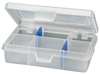 Flambeau Adjustable Compartment Box with 4 to 6 compartments, Plastic, 1 1/4 in H x 2-5/8 in W 1002