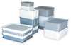 Molded Fiberglass Nesting Container, Gray, Fiberglass Reinforced Composite, 11 3/4 in L, 8 3/4 in W, 4 1/8 in H 9201085136