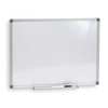 Zoro Select 48"x96" Melamine Whiteboard, Aluminum Frame 1NUP4