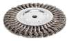 Weiler Twist Wire Wheel Wire Brush, Arbor, 8" 93450