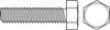 Zoro Select #10-32 x 1/2 in Hex Hex Machine Screw, Zinc Plated Steel, 100 PK HTCEFIF-1000500US-100P