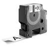 Dymo Label Tape Cartridge, Black/White, Labels/Roll: Continuous 1734524