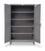 Strong Hold 12 ga. ga. Steel Storage Cabinet, 60 in W, 78 in H, Stationary 56-V-244