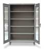 Strong Hold 12 ga. ga. Steel Storage Cabinet, 48 in W, 78 in H, Stationary 46-LD-244