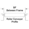 Ashland Conveyor Galv Replacement Roller, 2-1/2InDia, 32BF SG32