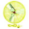 Dayton High-Visibility Industrial Fan 24" Non-Oscillating, 115VAC, 3800/6100 CFM 1VCH4