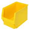 Quantum Storage Systems 150 lb Storage Bin, Polyethylene, 18 3/8 in W, 11 7/8 in H, Yellow, 19 3/4 in L QMS543YL