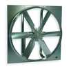 Dayton Standard Duty Exhaust Fan with Motor and Drive Package, 36 in Blade Dia, 208-230/460V AC, 1/2 hp 7AD38