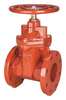 Nibco Gate Valve, Class 125, 3 In., Flange F619RW 3