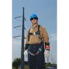 Honeywell Miller Arc-Flash Rated Full Body Harness, L/XL, Kevlar(R)/Nomex(R) RKNAR-QC/UBK