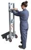 Zoro Select Manual Platform Lift Truck, Manual, 400 lb Load Capacity, Hand Winch Lift Control ALLW-2420-4SFL