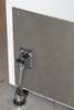 Zoro Select Lever Door Holder, Zinc, Silver, 1-7/16"W 1XNK8