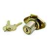 Zoro Select Cabinet and Drawer Dead Bolt Locks, Keyed Alike, CH751 Key, For Material Thickness 1 3/8 in 1XRX8