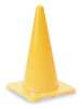 Zoro Select Traffic Cone, 18 In.Yellow 1YBW6