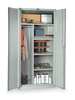 Hallowell 16 ga. ga. Galvannealed Steel Storage Cabinet, 36 in W, 78 in H, Stationary HWG6CC6478-4CL