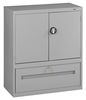 Tennsco 36" W 1 Drawer Combination Cabinet, Medium Gray, Letter/Legal DWR4218MGY