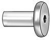 Zoro Select Connector Nut, 5/16"-18, 17 mm Brl Lg, 11 mm Brl Dia, Steel Zinc Plated, 10 PK 1CJW1
