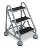 Cotterman 31 in H Steel Rolling Step, 3 Steps, 450 lb Load Capacity ST-300 A2 C1 P5