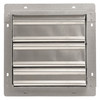 Dayton 12 in Backdraft Damper / Wall Shutter, 12-1/2 in x 12-1/2 in 1C742