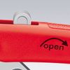 Knipex 10 in SmartGrip V-Jaw Water Pump Plier Serrated, Plastic Grip 85 01 250 US