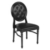 Flash Furniture Tufted Black Dining Chair LE-B-B-T-MON-GG