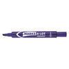 Mark-A-Lot Large Desk-Style Permanent Marker, Chisel Tip, Purple 7170908884