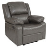 Flash Furniture Harmony Series Leather Recliner, Gray BT-70597-1-GY-GG