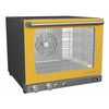 Cadco 13 x 19-1/2 x 15-1/2" Half Size Convection Oven, 220V, Stainless Steel XAF-133