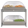 Cadco Buffet Server, w/Rolltop Lids, Multi-Level CMLB-24RT