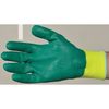 Showa Hi-Vis Cut Resistant Coated Gloves, 4 Cut Level, Nitrile, M, 1 PR S-TEX350M-08