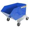 Zoro Select Portable Hopper, Steel, 1/2 cu. yd, 2000lb. P-HOP-0.5