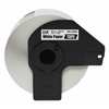 Brother Adhesive Label Tape Cartridge 2-2/5" x 100 ft., Black/White DK2205