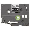 Brother Adhesive TZ Tape (R) Cartridge 0.35"x26-1/5ft., White/Black TZe325