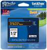 Brother Adhesive TZ Tape (R) Cartridge 0.47"x26-1/5ft., Gold/Black TZe334